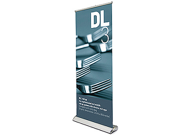 WhiteBlok™ 220mic Roll up Banner